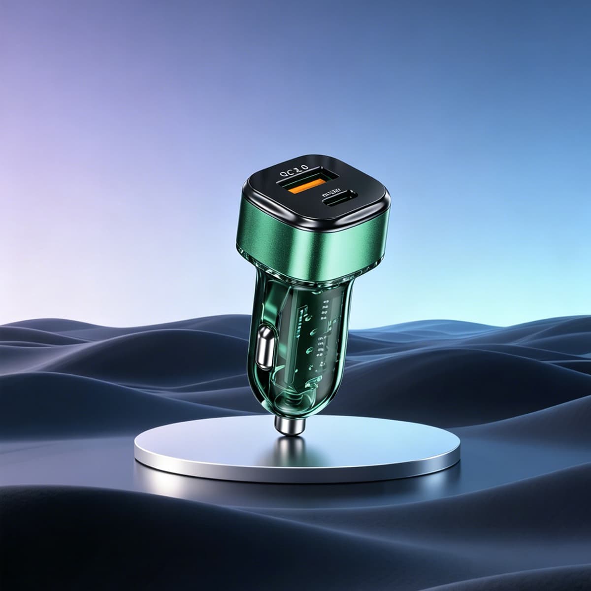 CC-14 USB + Type-C Dual Car Charger