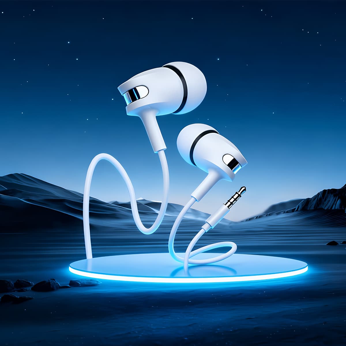 EJ-02 Wired Stereo In-Ear Earphones