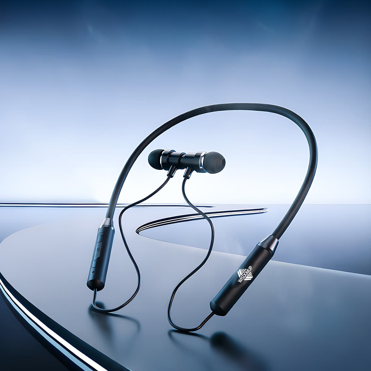 EJ-LY3 Wireless Bare Bass Headset Magnetic Bluetooth Neckband with 15-Hour Playtime