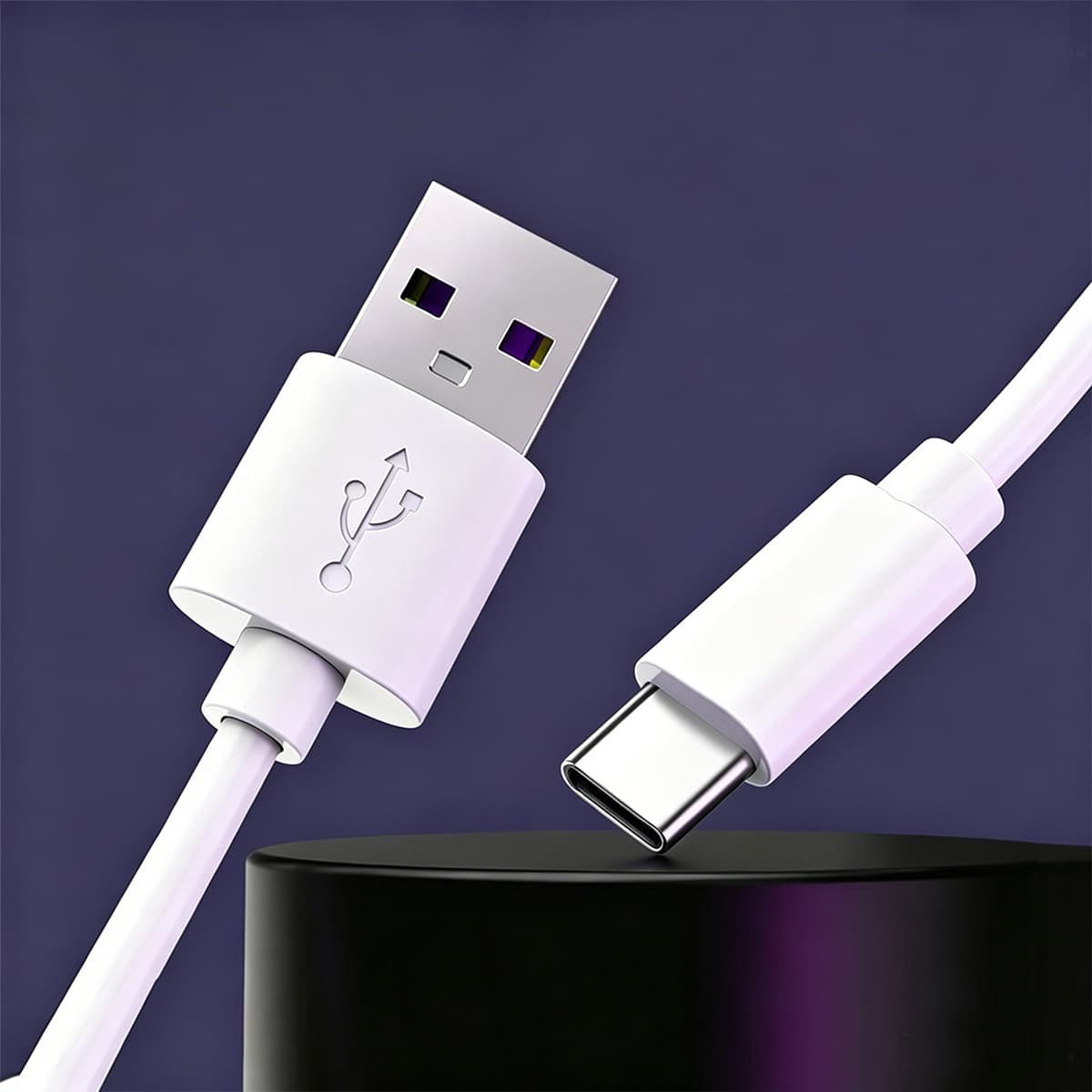 SJX-22T Type-C USB Data Cable � High-Speed 3A Fast Charging & Data Synchronization TPE Power Line (1-Meter)