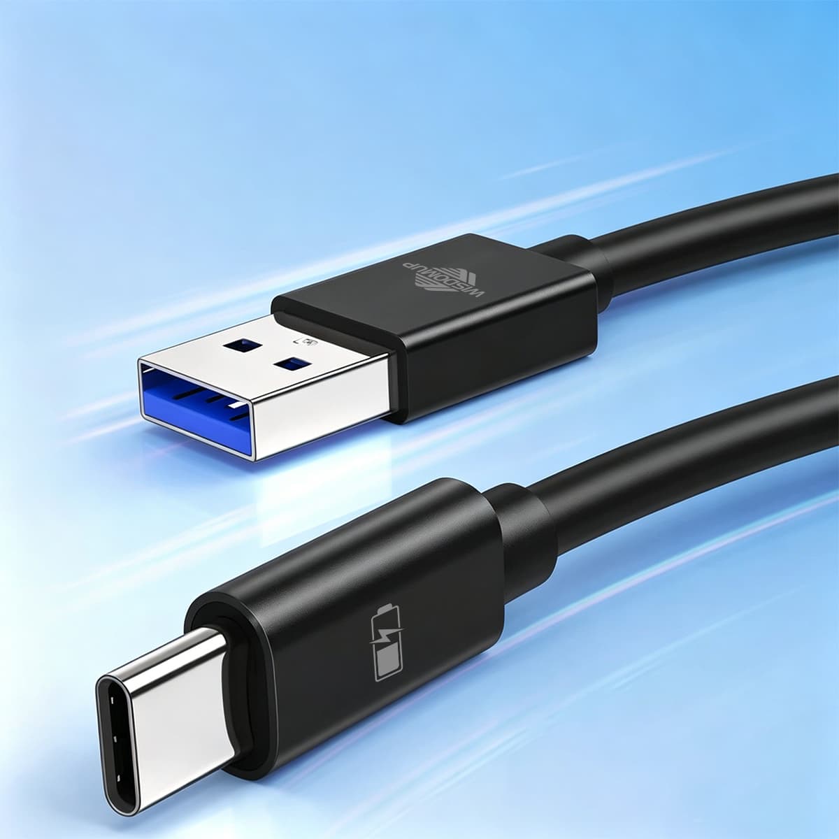 SJX-33T IOS Data Cable � Premium 3A Super Fast Charging & Data Transmission PVC Power Line (1.2-Meter)