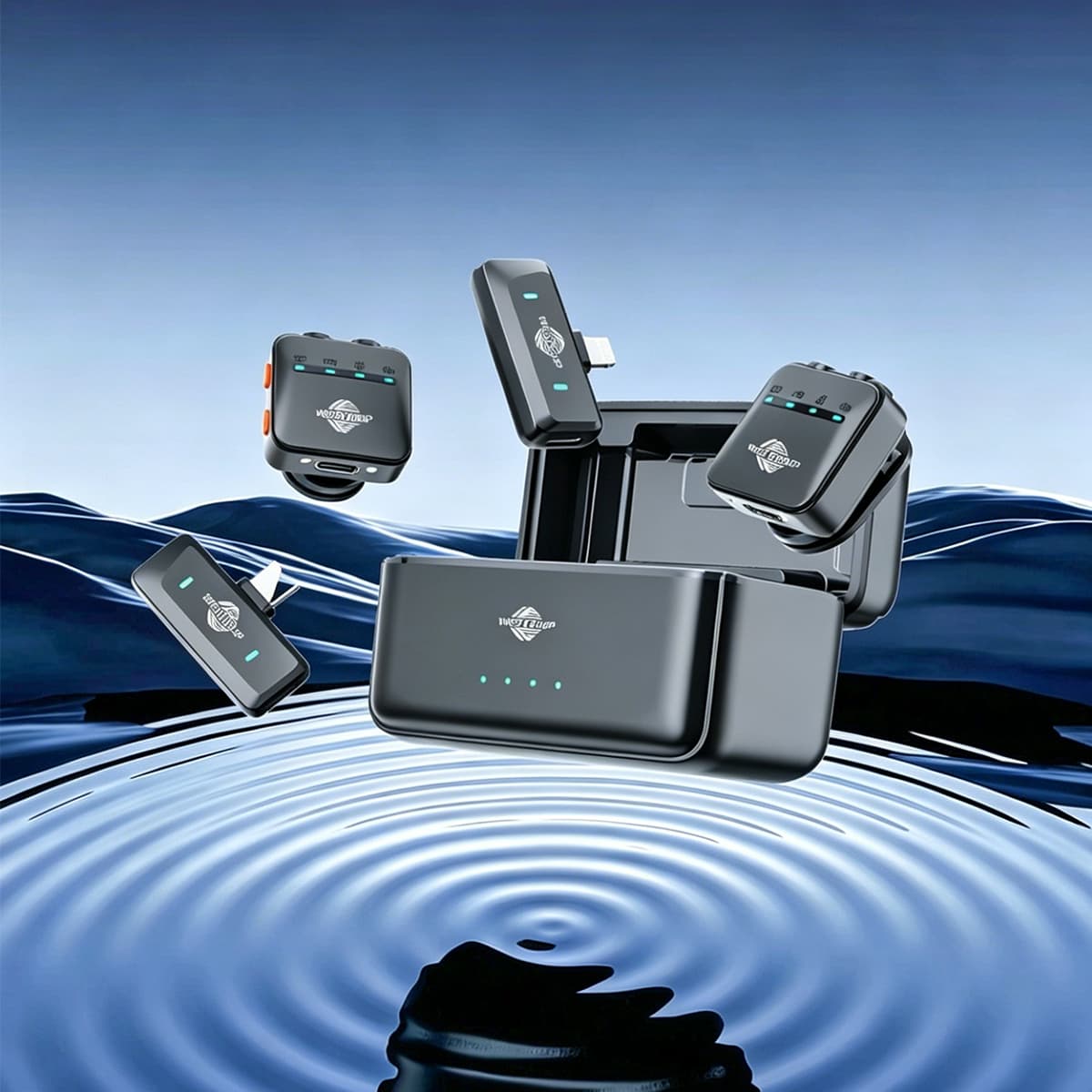 MKF-01 Wireless Lapel Microphone Plug-and-Play