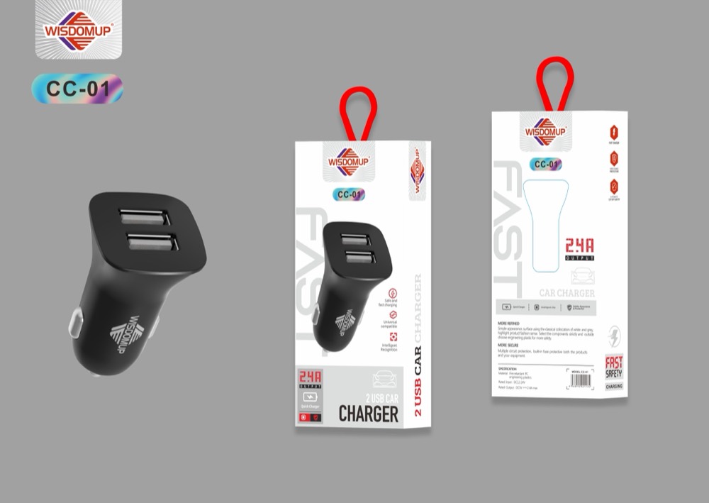 CC-01 Dual USB Car Charger