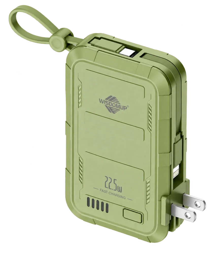 CDB-24 10000mAh 22.5W Power Bank with Wall Plug