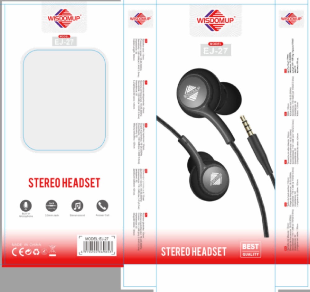 EJ-27 3.5mm Handsfree Earphones