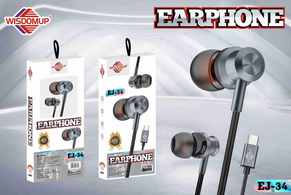 EJ-34 USB-C Handsfree Earphones