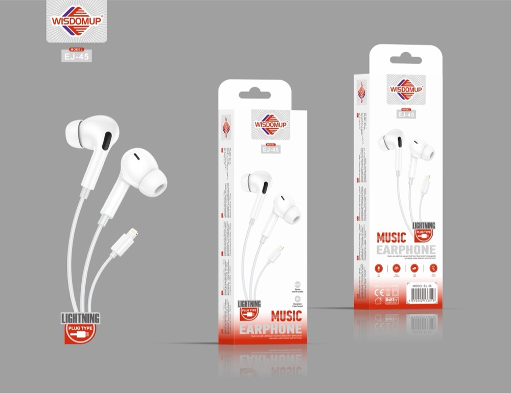 EJ-45 Lightning Handsfree Earphones