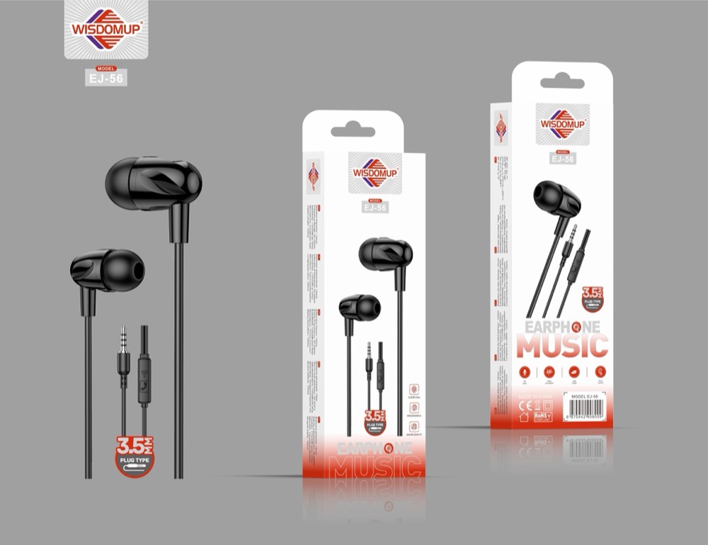 EJ-56 3.5mm Handsfree Earphones