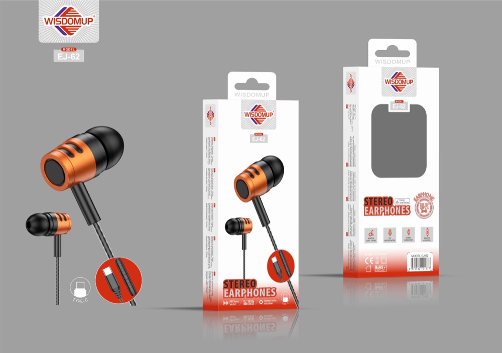 EJ-62 USB-C Handsfree Earphones