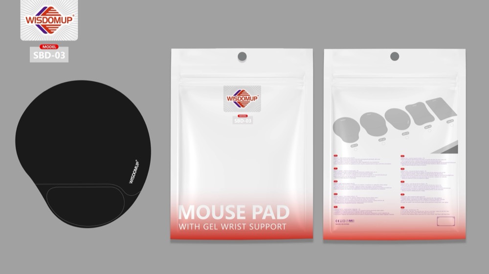 SBD-03 Silicone Wrist-Rest Mouse Pad
