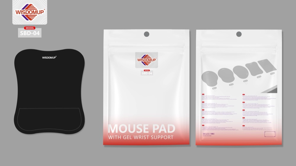 SBD-04 Silicone Wrist-Rest Mouse Pad