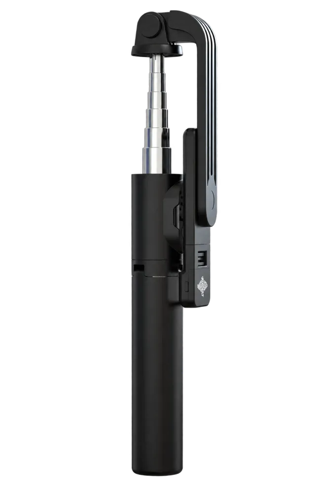 SelfieCom-02 Bluetooth Selfie Stick with Light