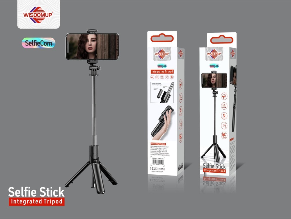 SelfieCom Bluetooth Selfie Stick