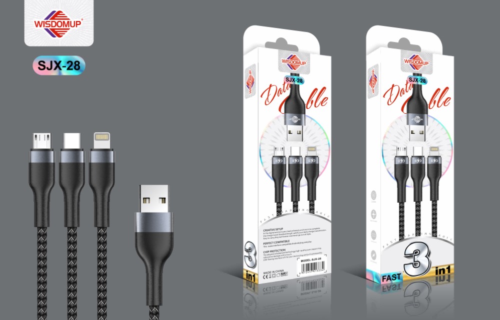 SJX-28 3-in-1 Charging Cable