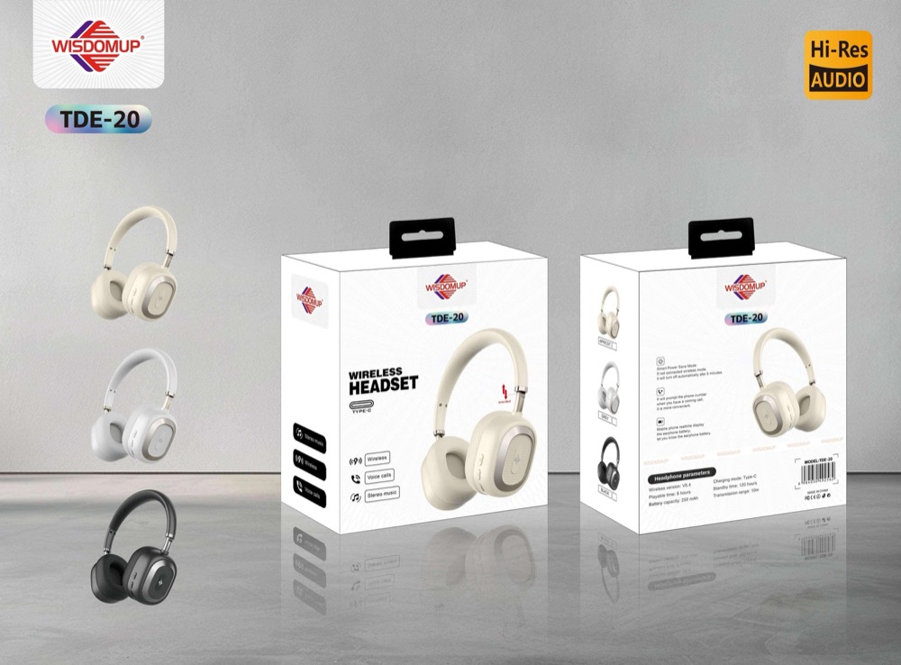 TDE-20 Wireless Headphones with Lights