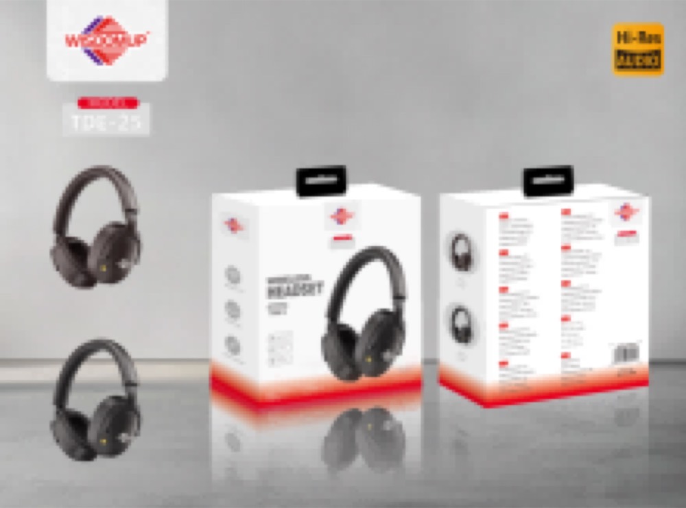 TDE-25 Wireless Headphones with Metal Headband