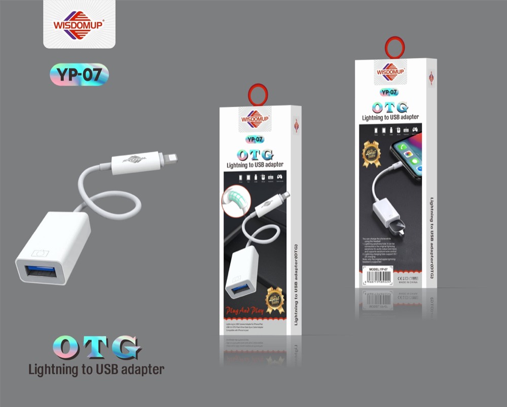YP-07 Lightning to USB OTG Adapter