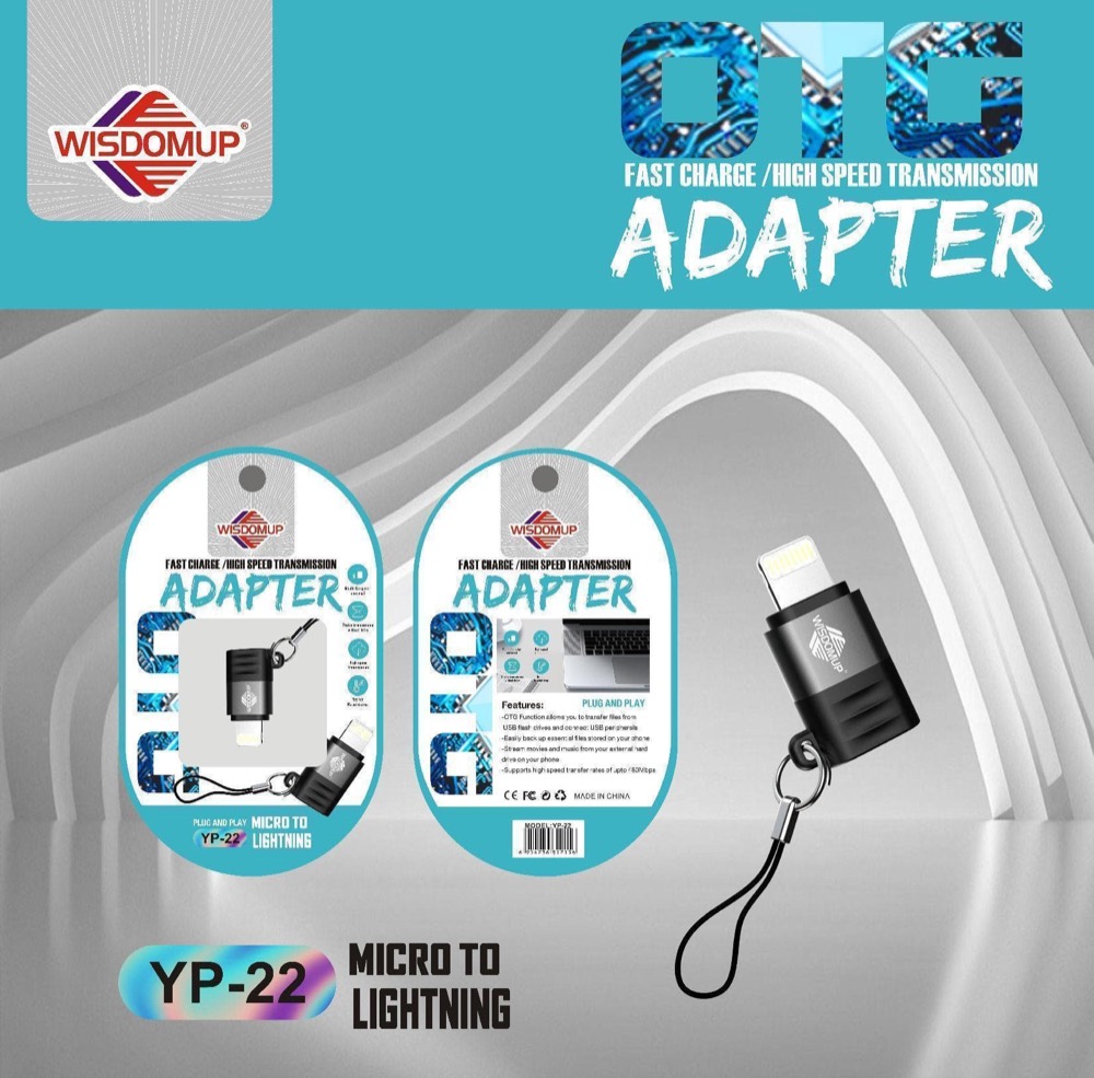 YP-22 Micro-USB to Lightning Adapter